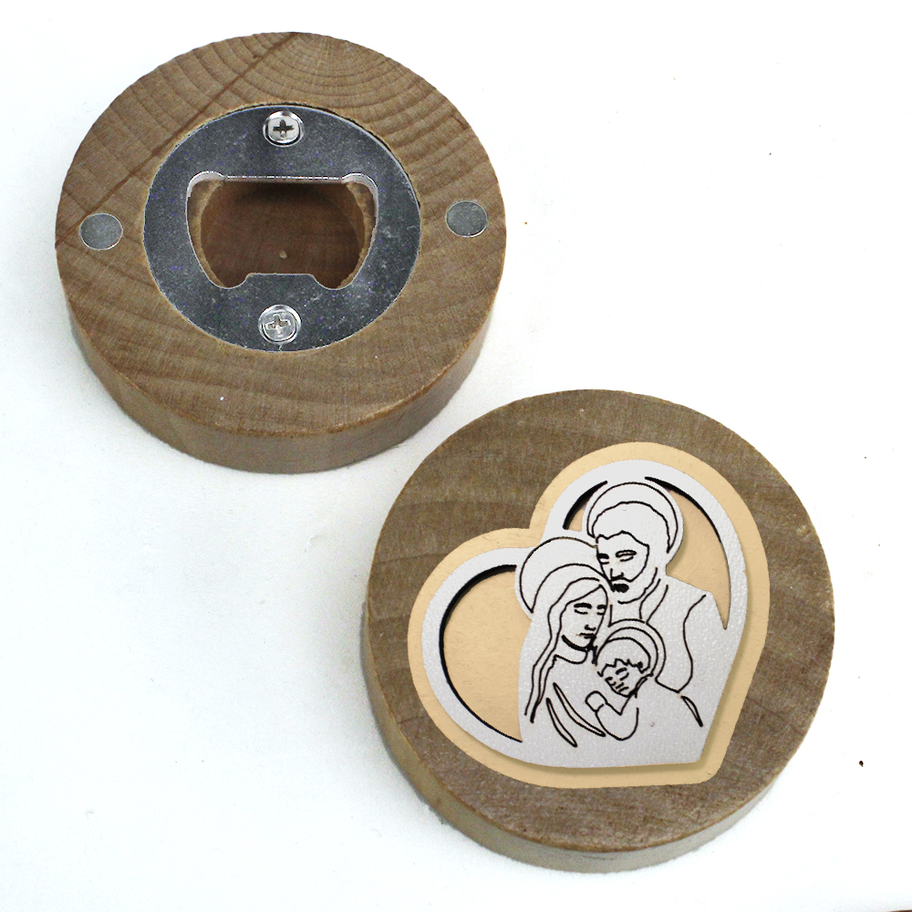 Portabottiglie In Legno Naturale Con Manico Per 6-8 Birre - Regalo Per Appassionati Di Birra Con Apribottiglie Integrato, Personalizzabile, Prodotto In Austria