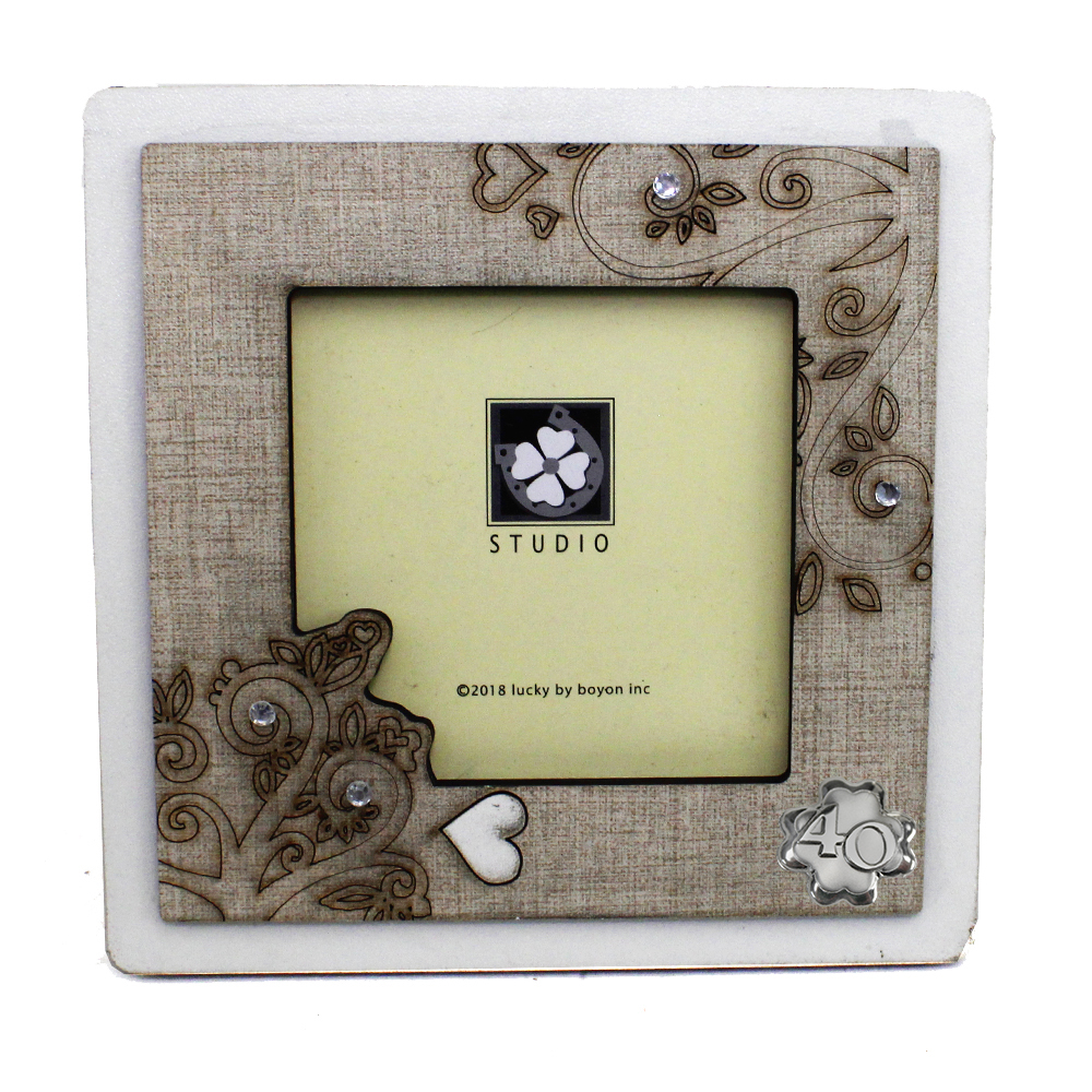 Cornice Per Foto Di Anniversario Buon Anniversario 40 Matrimonio Di Rubino~p114114708 - Foto 3