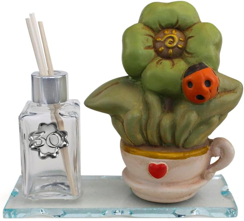 Occhiali A Palloncino LSA GIN Stelo Dipinti A Mano Set Di 2 - Foto 6