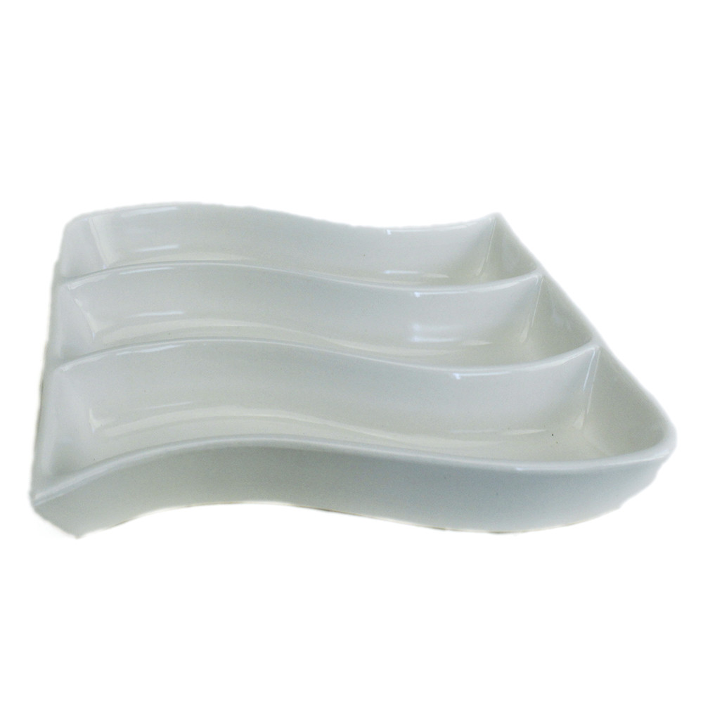 Piatto 3 Scomparti In Ceramica - Per Dieta E Controllo Porzioni - Foto 11