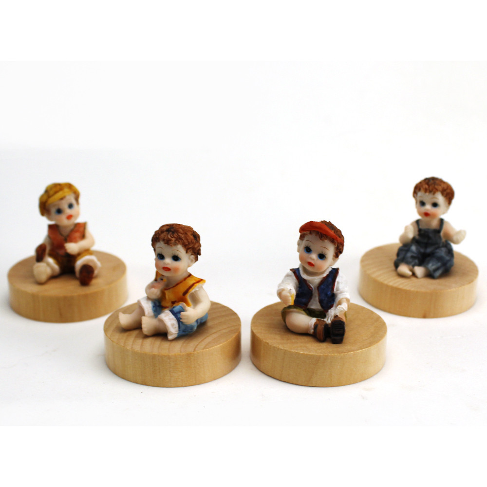 DLM - Apri Bottiglie Apribottiglie Con Calamita Moderno Design Tondo In Legno   Scatolina In Bamb  Cuore E Quadrifoglio Portafortuna 25 Anniversario Nozze Matrimonio Venticinquesimo