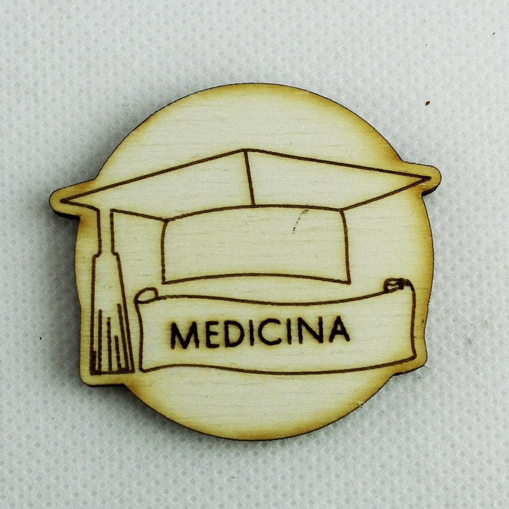 Calamita-Magnete-Legno-Confettata-Segnaposto-Laurea-in-Medicina