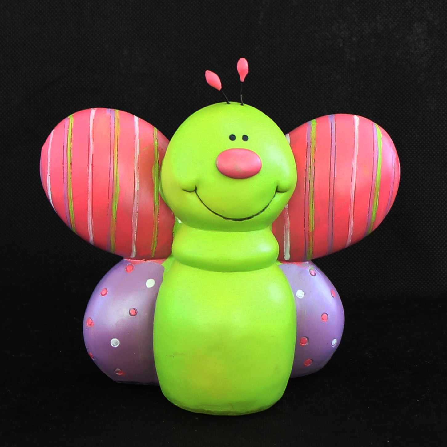 Salvadanaio Farfalla Bruco Tartaruga Lumaca Rosa_Farfalla_Rosa