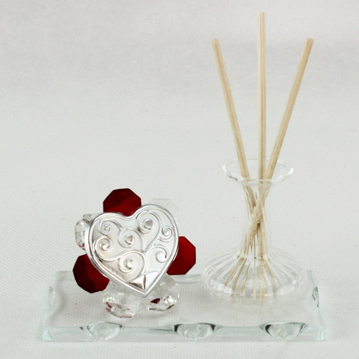 Profumatore in vetro soffiato Albero della Vita_Rosso