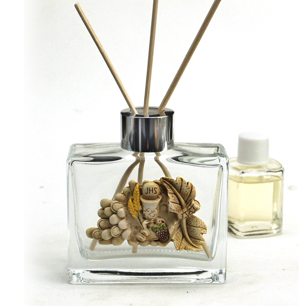 Profumatore in Vetro con Calice della Prima Comunione e Vite Diffusore per Ambienti Profumo