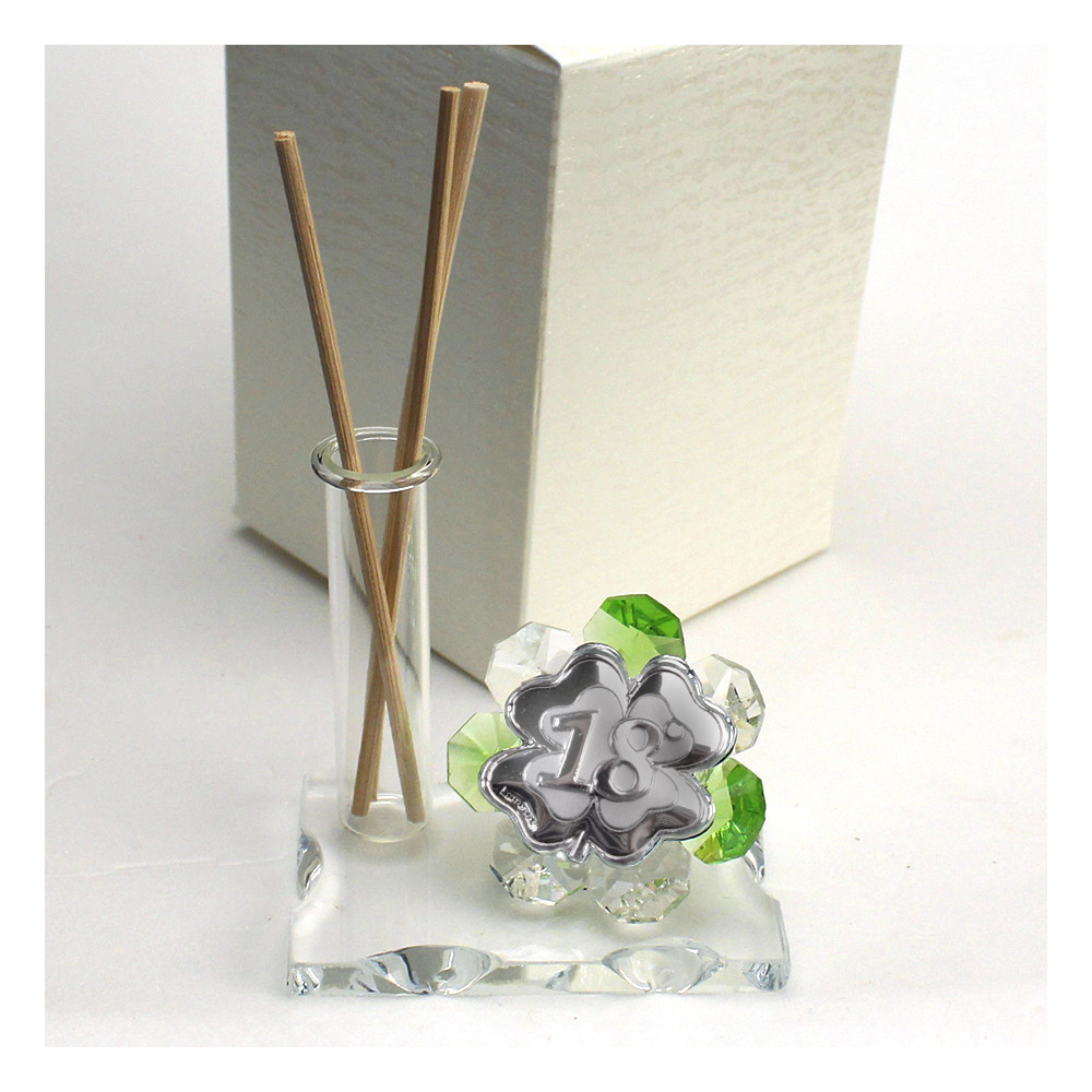 Lanterna Emoticon Smile Con Quadrifoglio - Kit 6 Pezzi, Per Bomboniere 18 Anni, Feste, Shabby Chic