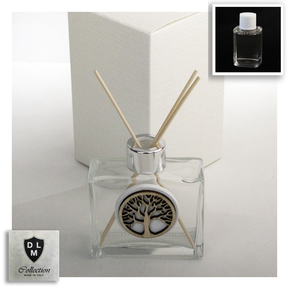 Profumatore in Vetro Icona Albero della Vita Life Tree Matrimonio Battesimo Comunione Diffusore per Ambienti di Profumo