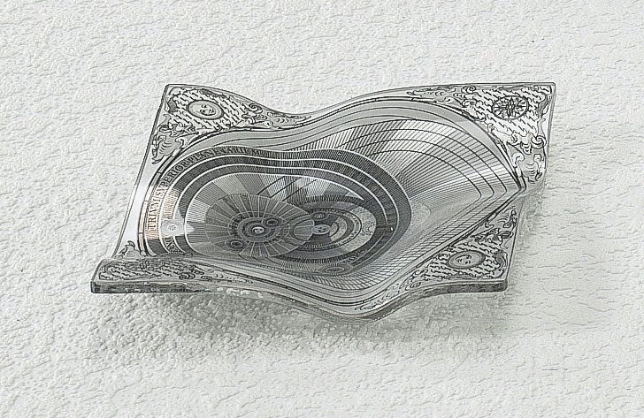 Piattino centritavola, Gattinoni completo di scatola_12,5x12,5 cm