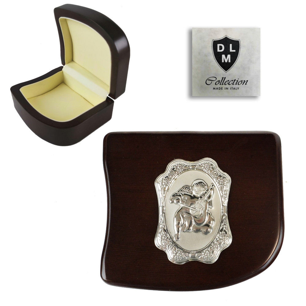 Scatola Portagioie Angelo Angioletto con Violino Svuotatasche Portagioielli Beauty Case