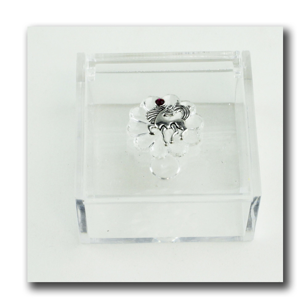 Scatola portagioie in plexiglass Cavallo Confetti plexi 