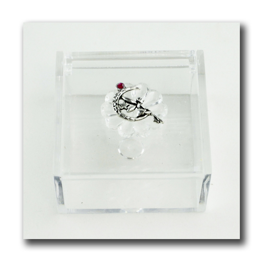 Scatola portagioie in plexiglass Fatina Luna Trilly Campanellino Peter Pan Confetti plexi 