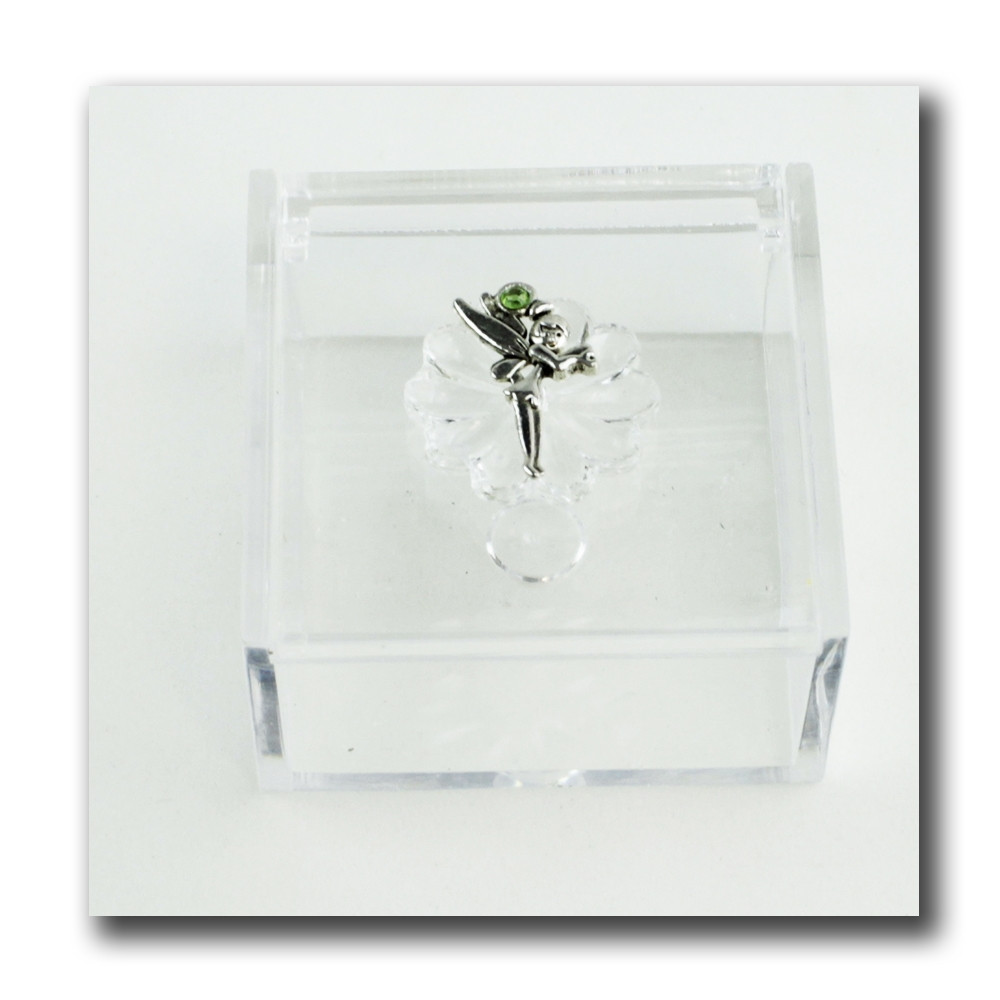 Scatola portagioie in plexiglass Fatina Trilly Campanellino Peter Pan Confetti plexi 