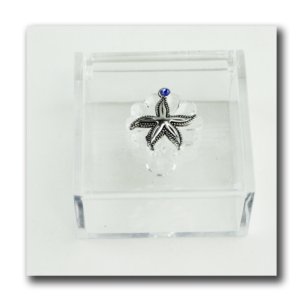 Scatola portagioie in plexiglass Stella Marina Mare Confetti plexi 