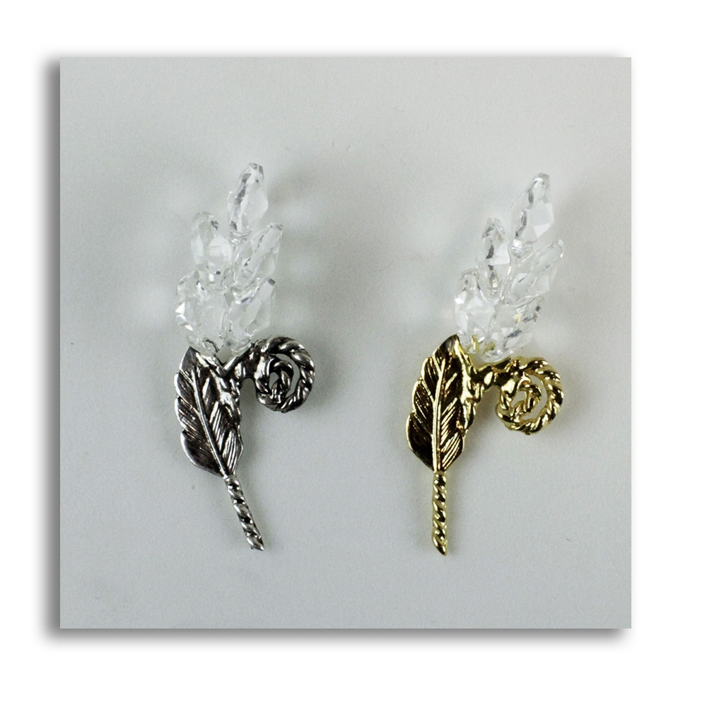 Spiga in cristallo Oro Argento Segnaposto Nozze Confettata 25 50 Anniversario _Oro