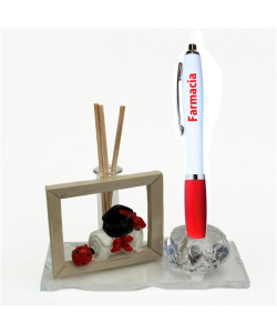 Profumatore portapenna con penna laurea in Farmacia diffusori scatola regalo 