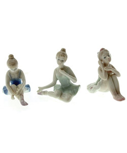 Ballerina Dance Musica in porcellana Segnaposto Confettata Bomboniera 