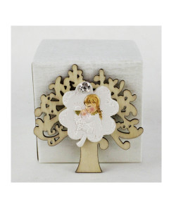 Calamita Albero della Vita Bimba Calice Comunione Grappolo d'uva Vite Confettata Segnaposto