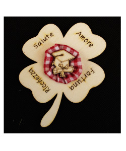 Calamita Magnete Quadrifoglio Fiocco Laurea Cappello Tocco Pergamena Segnaposto