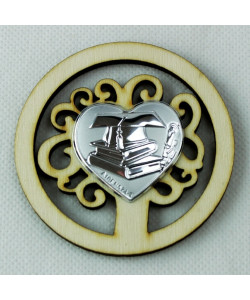 Calamita Magnete in Legno per Laurea