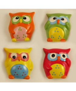 Calamita gufo gufetto portafortuna