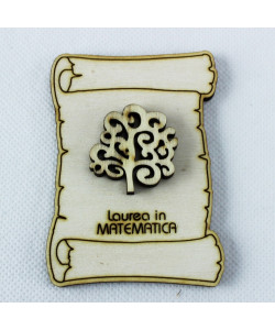 Calamita Magnete Pergamena Laurea in Matematica