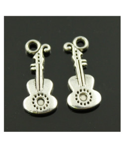 Ciondolo Ciondoli Charm Charms Chitarra Musica Confettata Fai da Te