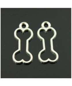 Ciondolo Ciondoli Charm Charms Osso Cane Dog Confettata Fai da Te