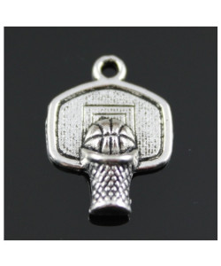 Ciondolo Ciondoli Charm Charms Palla Basket Sport Laurea in Scienze Motorie Confettata Fai da Te