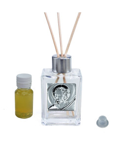 Profumatore in Vetro Icona Gesu Quadrata Battesimo Nascita Diffusore