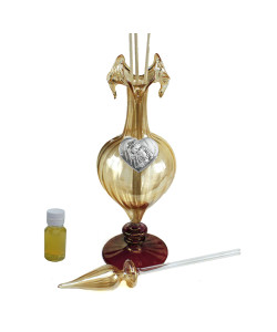 Profumatore Diffusore Profumo con Cuore Sacra Famiglia Battesimo Anniversario Matrimonio