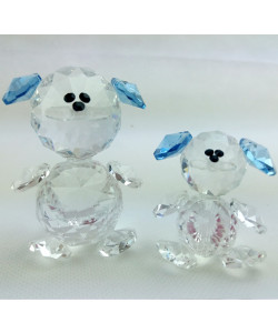 Orsetto in cristallo stile Swarovski