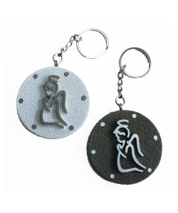 Portachiavi Ciondolo Angelo Angioletto Puttino Battesimo Comunione Nascita Segnaposto