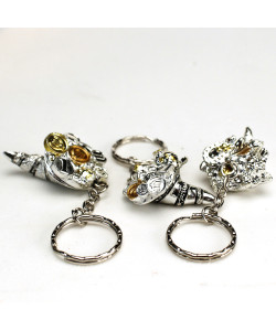 Portachiavi Cornucopia Porta Soldi Portafortuna Oro e Argento Abbondanza Fortuna Nozze Laurea 