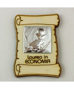 Calamita Magnete Pergamena Laurea in Economia