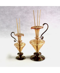 Profumatore Anfora Ambra in vetro soffiato Nozze Matrimonio Anniversario