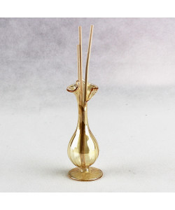 Profumatore Bottiglia Ambra in vetro soffiato Nozze Matrimonio Anniversario art.1725-1