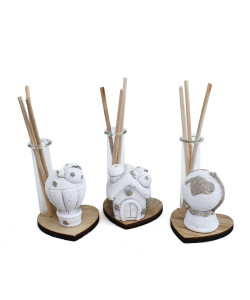 Profumatore Cuore Mongolfiera Casetta Casa Mappamondo Neonato Nascita