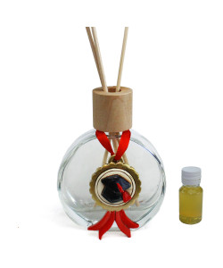 Profumatore in vetro Laurea Coccinella Portafortuna Pergamena Diffusore Profumo Ambienti