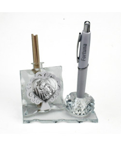 Profumatore PortaPenne in Cristallo Albero della Vita Cuore Sacra Famiglia Nozze Matrimonio Comunione Penna Diffusore Profumo