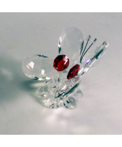 Farfalla in cristallo brillante vari colori