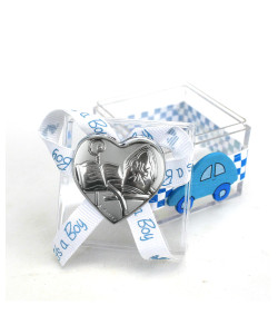 Scatolina per confetti con Cuore per Santa Cresima Confettata Segnaposto