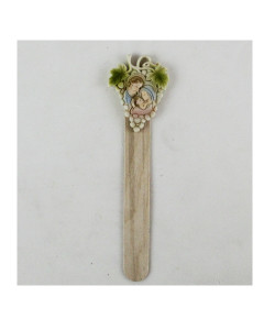 Segnalibro in Legno Vite Grappolo d'Uva Sacra Famiglia Segnaposto Pensierino Confettata