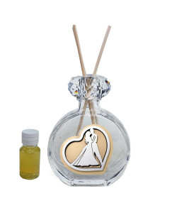 Profumatore in Cristallo Sposi Matrimonio Nozze Diffusore per Ambienti Profumo