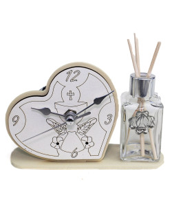Profumatore Orologio Cuore con Calice Cappello e Bastone Vescovile e Croce Papale Diffusore Profumo