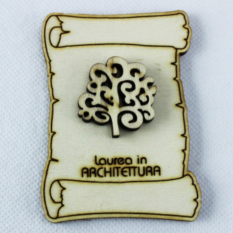 Calamita Magnete Pergamena Laurea in Architettura