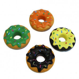 Magnete Calamita Moderna Design Tondo Ciambella Colorata Donuts Compleanno Nascita Confettata