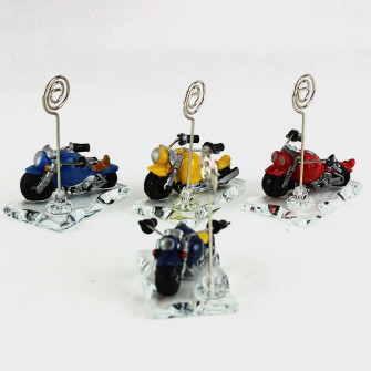 Portafoto Memo Clip in vetro con Vespa Moto
