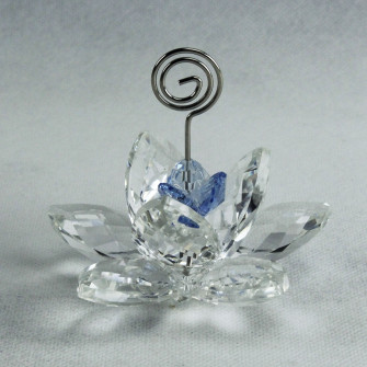 Portafoto Porta Foto Memo Clip Fiore in cristallo brillante MemoClip 