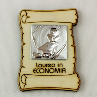 Calamita Magnete Pergamena Laurea in Economia