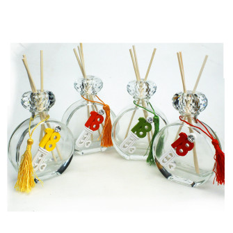 Profumatore in Cristallo con Chiave Cuore in Resina 18 Diciottesimo Compleanno Diffusore per Ambienti Profumo